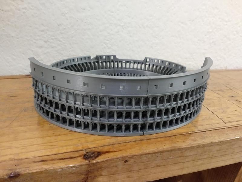 Roman Coliseum to 1:500 scale