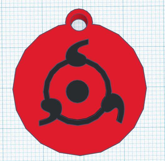 sharingan key ring