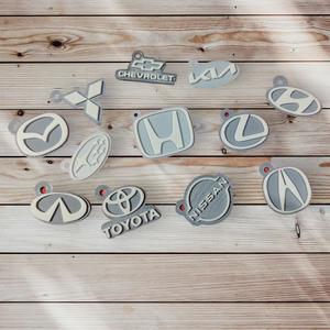 AMAZING CAR LOGOS KEYCHAIN