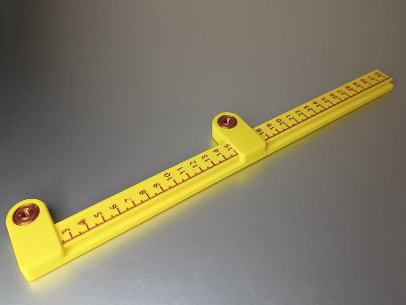 Drill Guide Ruler (mm & inch)