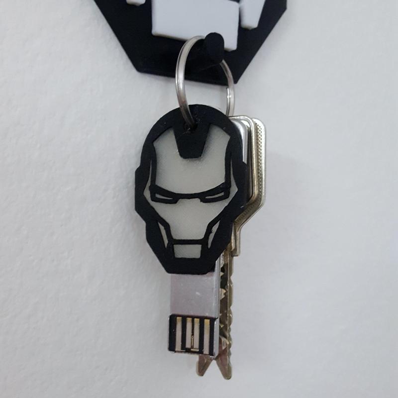 Iron man keychain