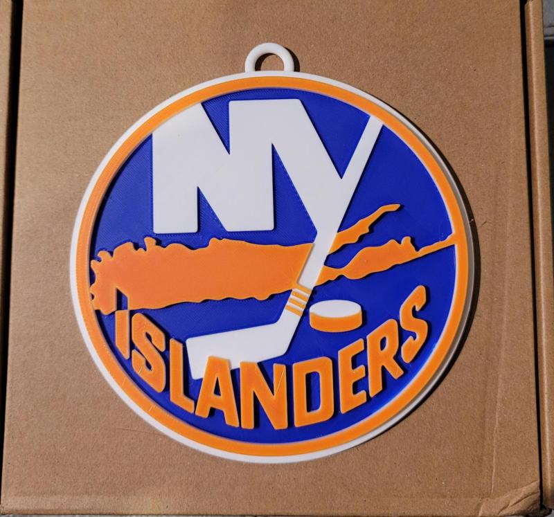 NEW YORK ISLANDERS 3D Logo 180mm series