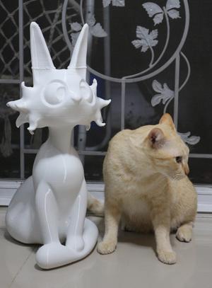 CAT PRINT 3D MODEL