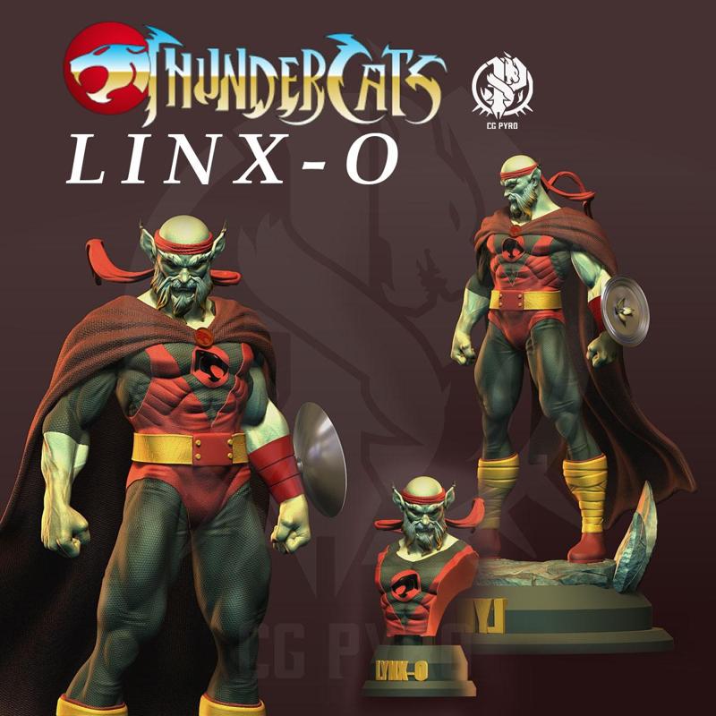Linx O Thundercats STL 3d printing Collectibles by CG Pyro
