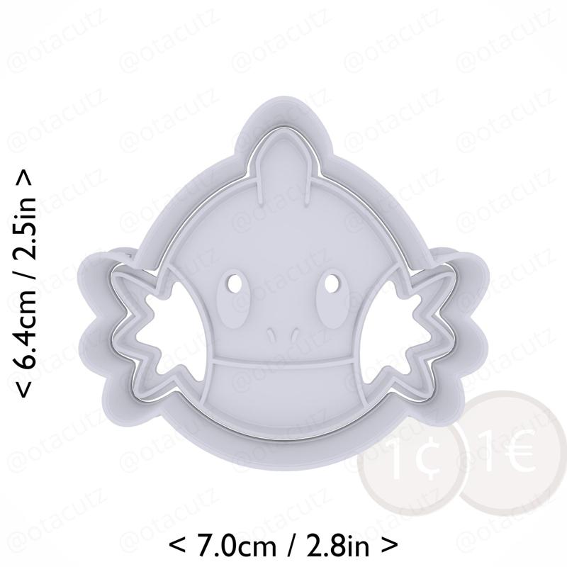 #0258 Mudkip Cookie Cutter / Pokémon