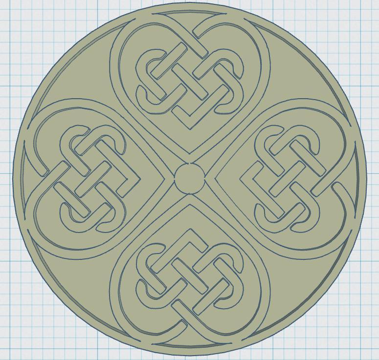 Celtic Symbol Coaster 35