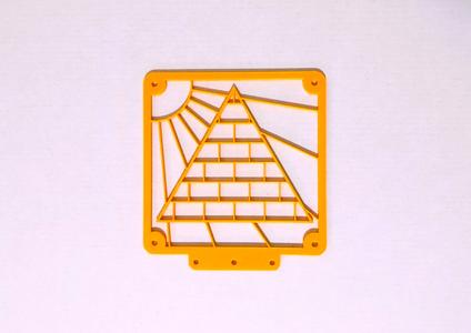 Fan grill pyramid for Desktop fan V02