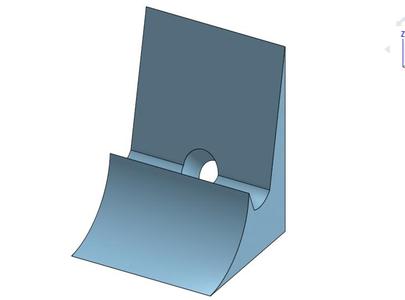 phone stand with hole for charging cable
