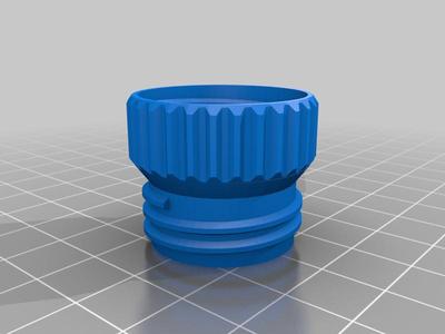 A Threaded Squirt Cap for a Soda Bottle