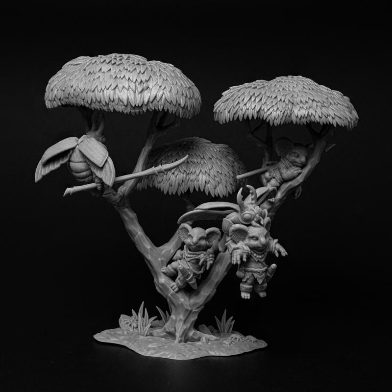 Diorama 3 - Nap Time - Diorama and Terrain Set