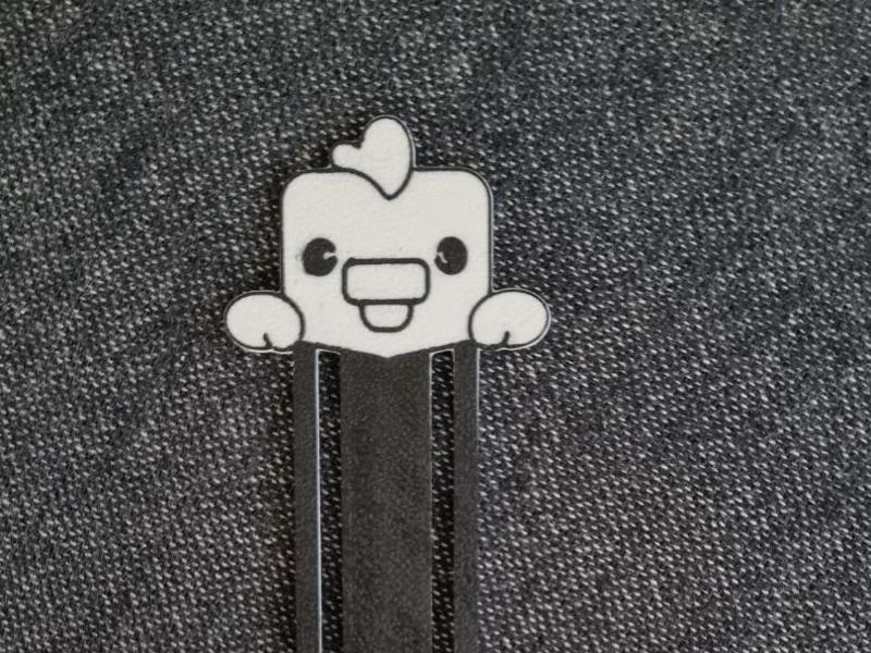 Minecraft Chicken Bookmark
