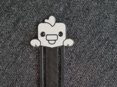 Minecraft Chicken Bookmark