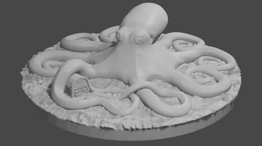 Octopus with base