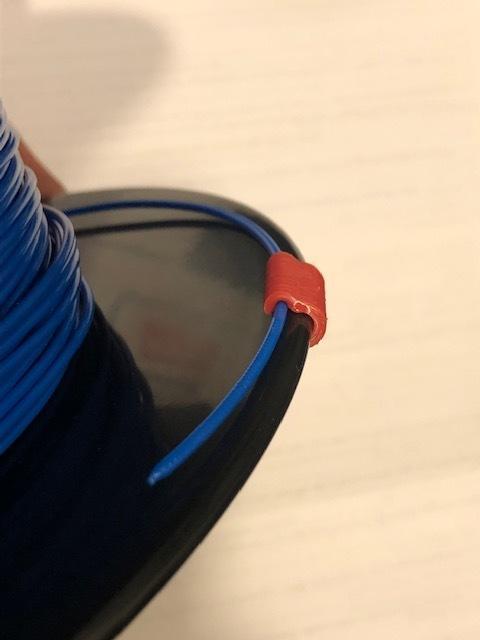 Filament clip for spools