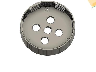 HD RBL adapter plate for 5) 12mm bullet nodes 