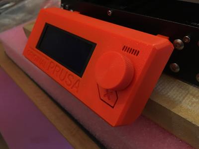 Knurled LCD knob with flat top