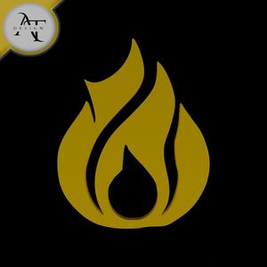 Simple Flame Symbol - 2D Art