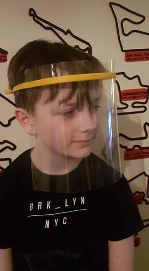 Modified Visor-no holes or elastic required