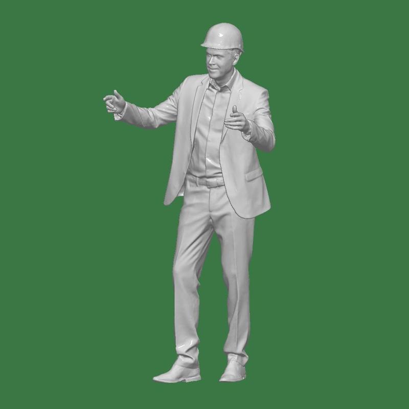 ENGINEER ARCHITECT PEOPLE CHARACTER DIORAMA