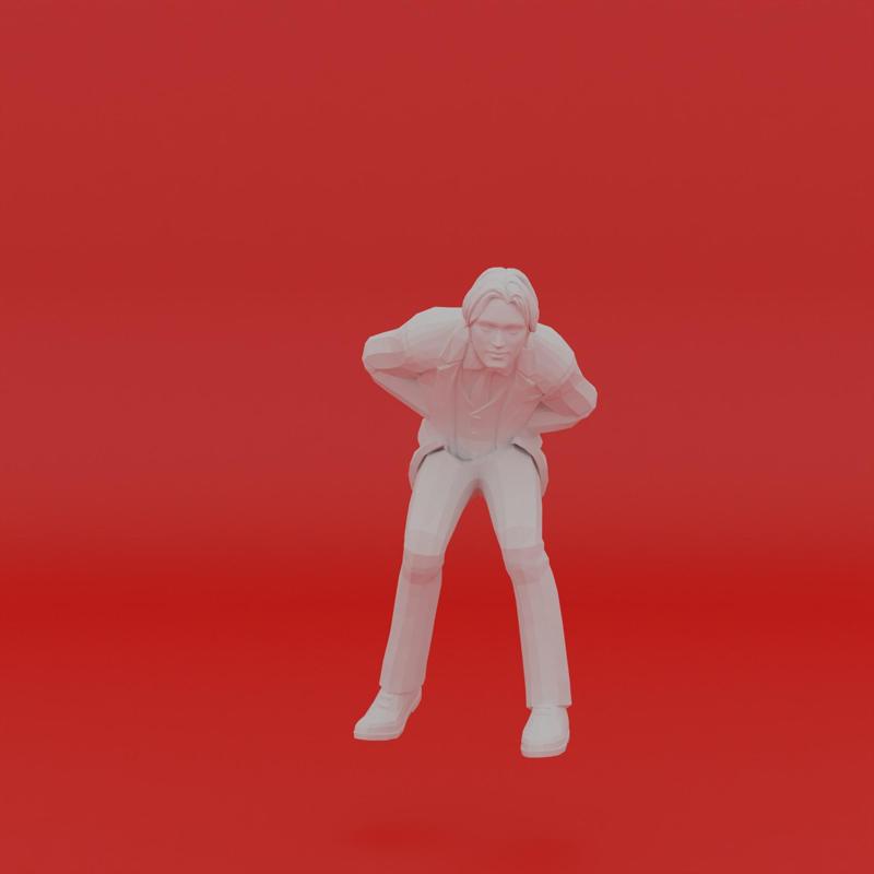Character Pose Toy Man Miniature Figure 145