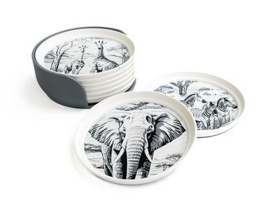 Savanna Wildlife Stackable Coasters