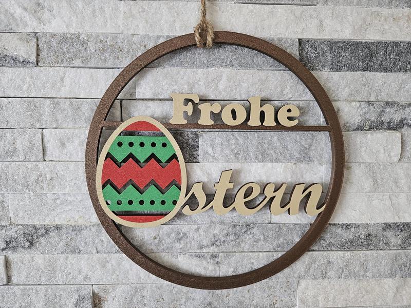 Happy Easter Decor 245mm 1 color and AMS