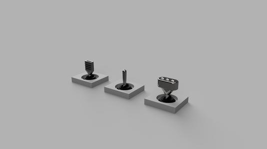 Switch heads for the A320 Light Panel