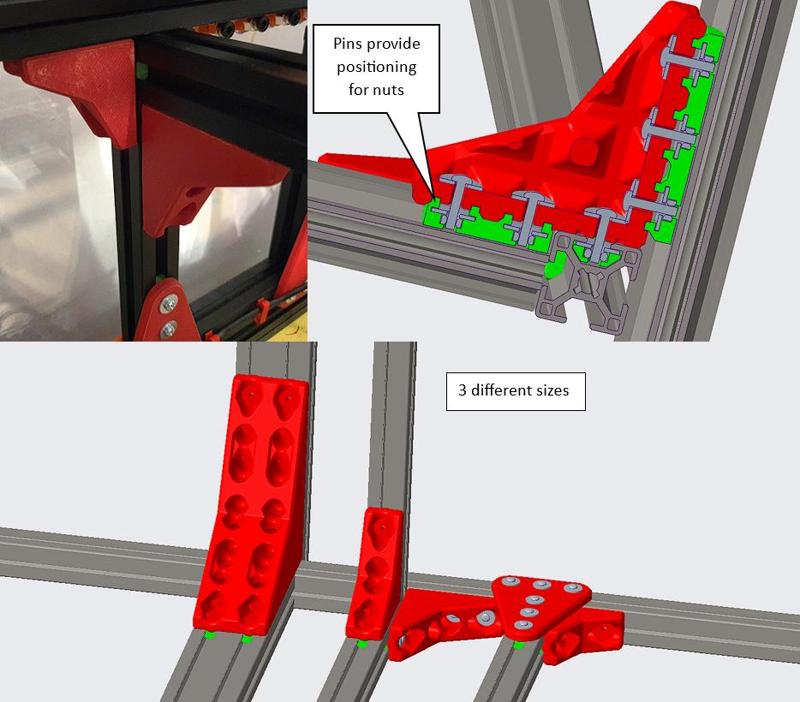 3030; 3060 Extrusion Elements