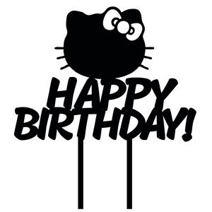 HELLO KITTY CAKE TOPPER