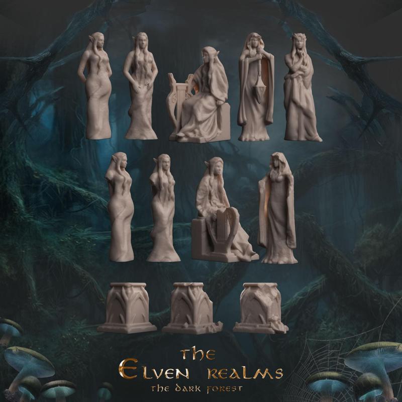 Elven Statues