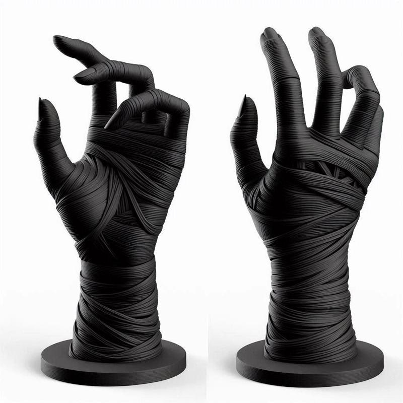Two Human Hands 3D Print – Modern Decorative Sculpture, Artistic Home & Office Decor