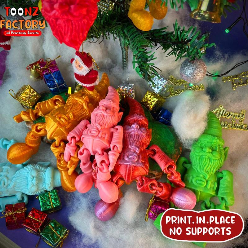 FLEXI PRINT-IN-PLACE GNOMES ARTICULATED