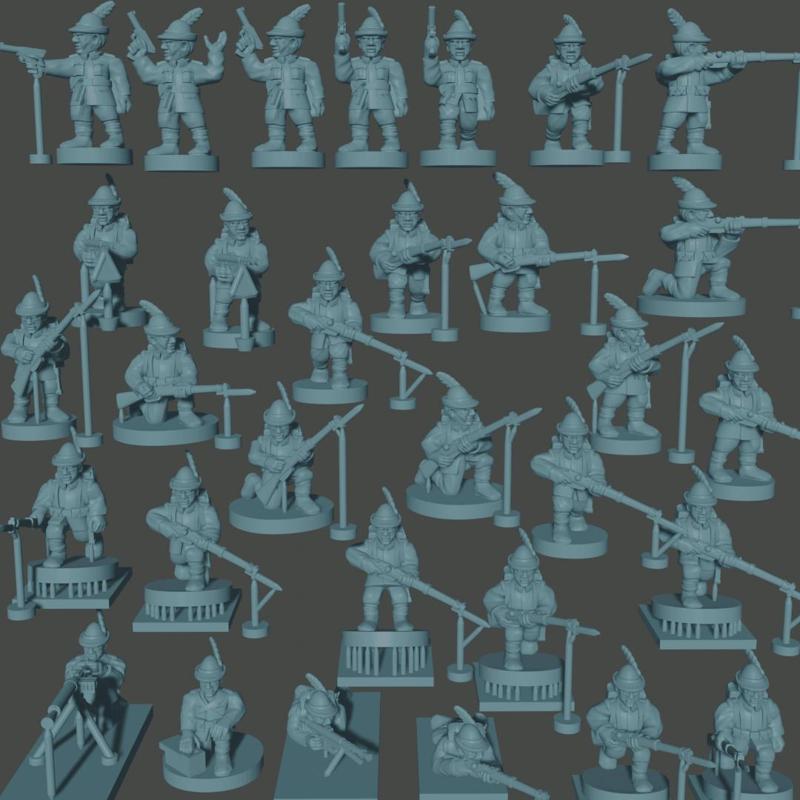 6-15mm Italian Great War Alpini (1915) WWI-IT-2