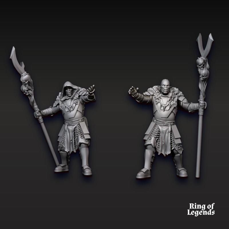 2x Shaman Super Orc | Super Orcs | Fantasy | Ring of Legends