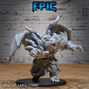 Winged Bear Druid Attack ‧ DnD Miniature ‧ Tabletop Miniatures ‧ Gaming Monster ‧ 3D Model ‧ RPG ‧ DnDminis ‧ STL FILE