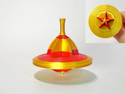 Pentagonal Star Spinning Top