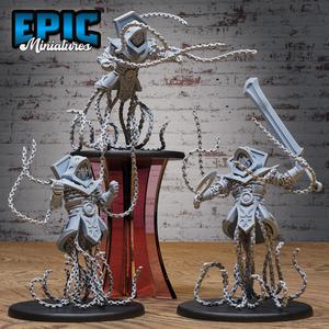 Chain Golem Set ‧ DnD Miniature ‧ Tabletop Miniatures ‧ Gaming Monster ‧ 3D Model ‧ RPG ‧ DnDminis ‧ STL FILE