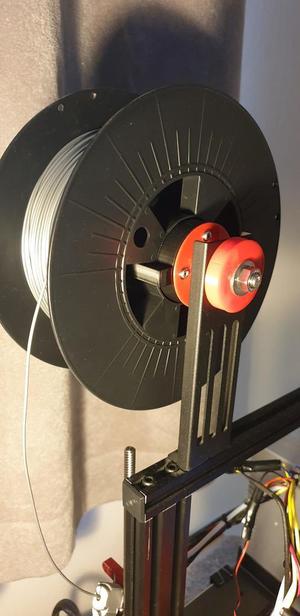 Bearing Filament Spool Roller with Ender 3 adapter