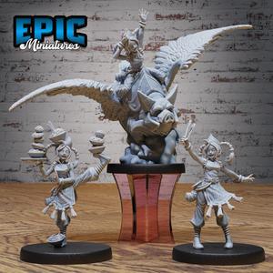 Food Stall Keeper Set ‧ DnD Miniature ‧ Tabletop Miniatures ‧ Gaming Monster ‧ 3D Model ‧ RPG ‧ DnDminis ‧ STL FILE