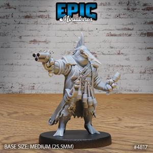 Sawhead Pirate ‧ DnD Miniature ‧ Tabletop Miniatures ‧ Gaming Monster ‧ 3D Model ‧ RPG ‧ DnDminis ‧ STL FILE