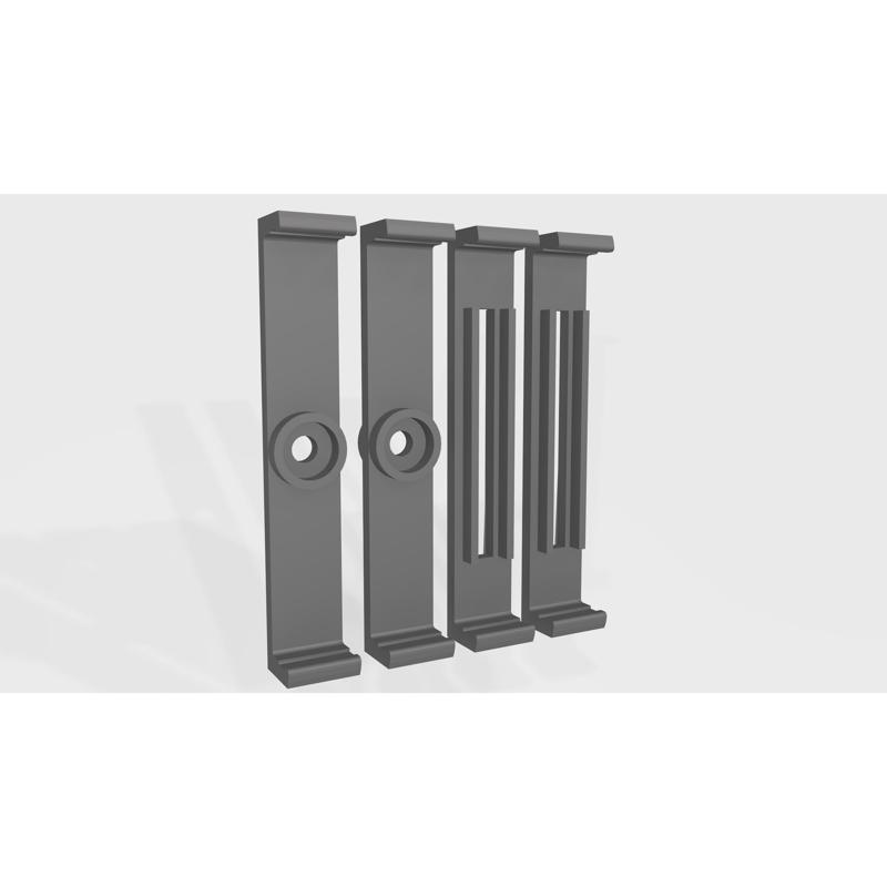 Easy mounting plate holder