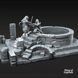 Grey Castle Scenery with Casualties V1 | Grey Castle | Fantasy