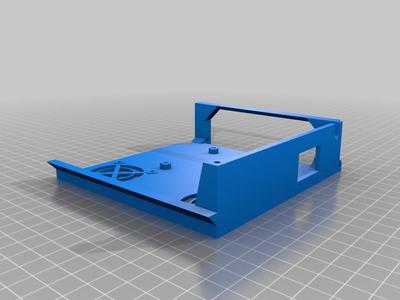 Ender 3 all in one, double fan left case for Raspberry Pi 3A+