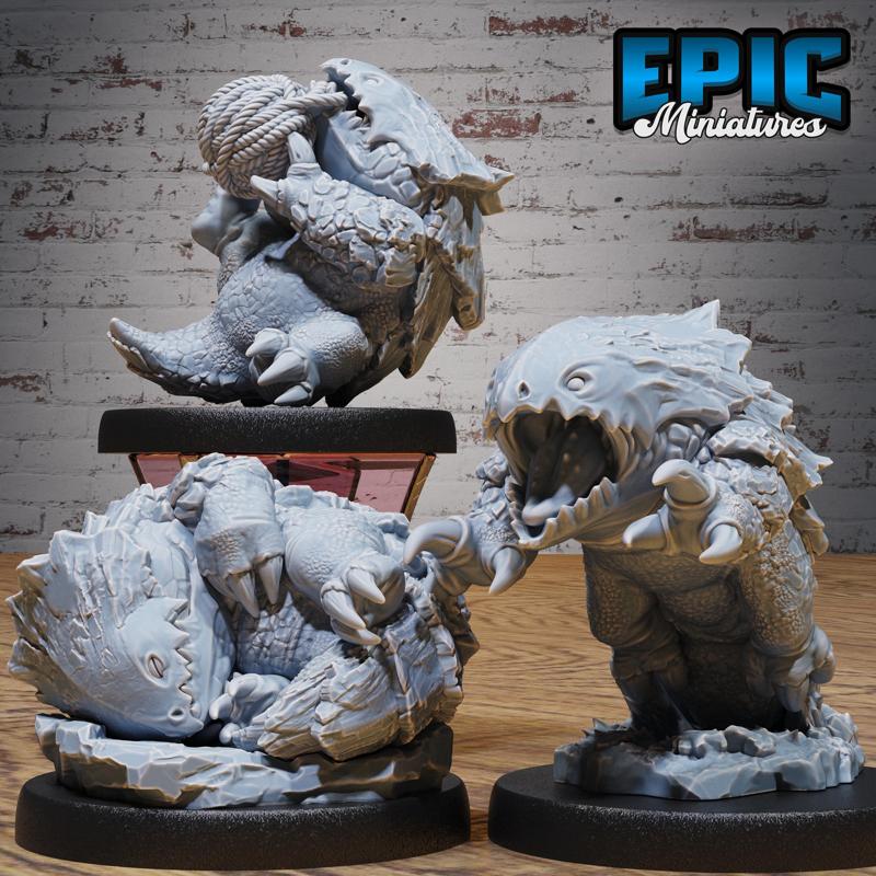 Baby Bulette Set ‧ DnD Miniature ‧ Tabletop Miniatures ‧ Gaming Monster ‧ 3D Model ‧ RPG ‧ DnDminis ‧ STL FILE