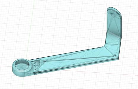 K1 Max Right Side Digital Spool Holder wth PTFE Guide