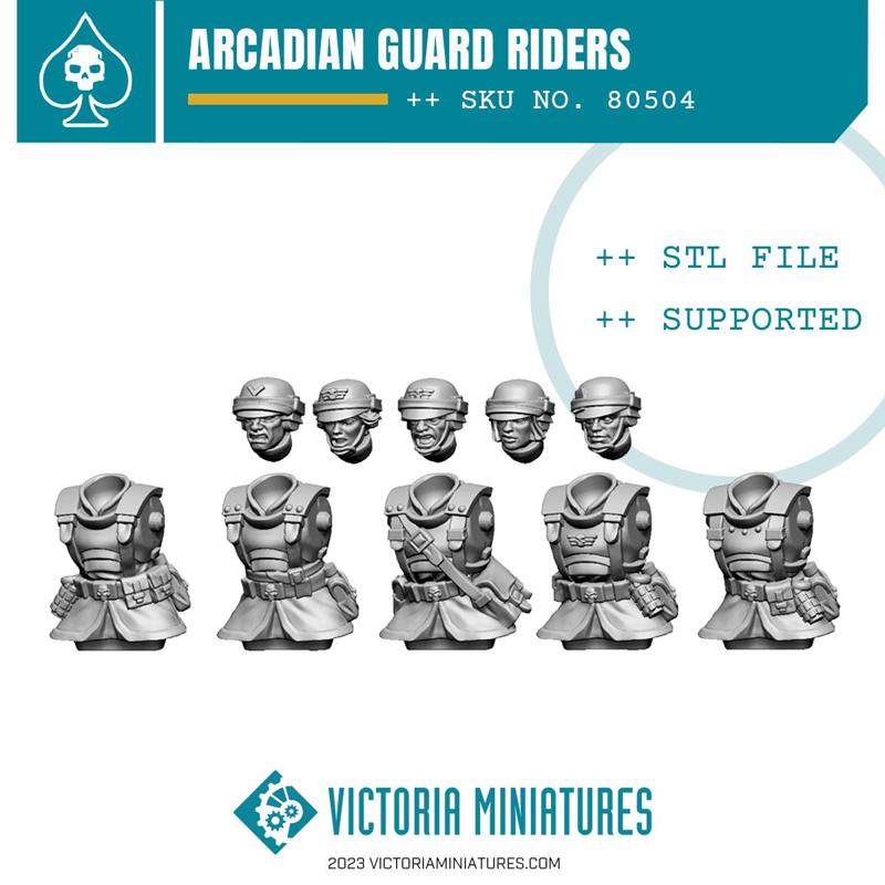 Arcadian Rough Riders Torsos and Heads
