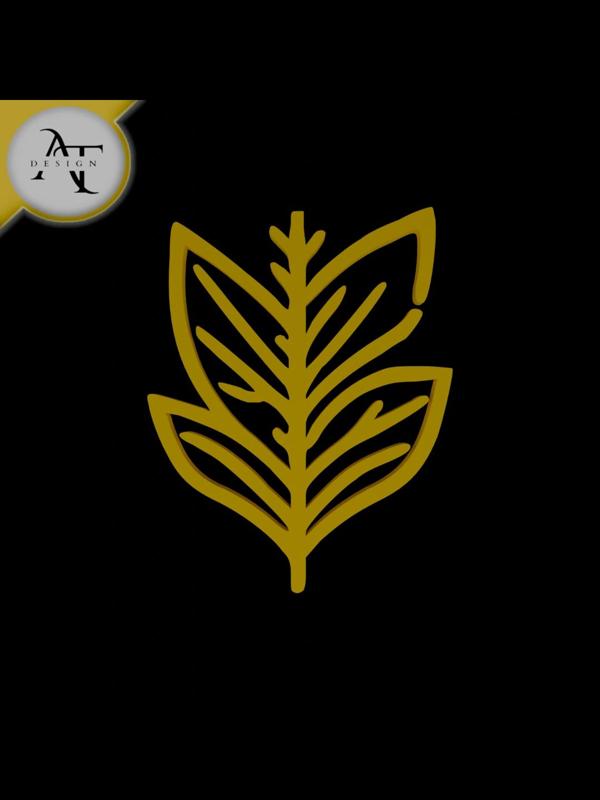 Simple Leaf Symbol - 2D Art 