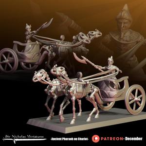 Ancient Pharaoh on Chariot