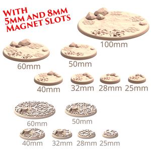 027 BASE Stone Pebble and Roman Mozaic Tile Magnetizable