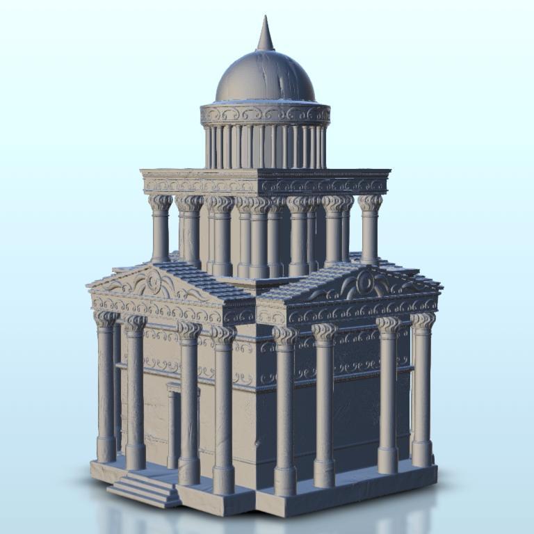 Antic temple 24 - Ancient Classic Old Archaic Historical 28mm 20mm 15mm